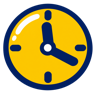 Yellow clock